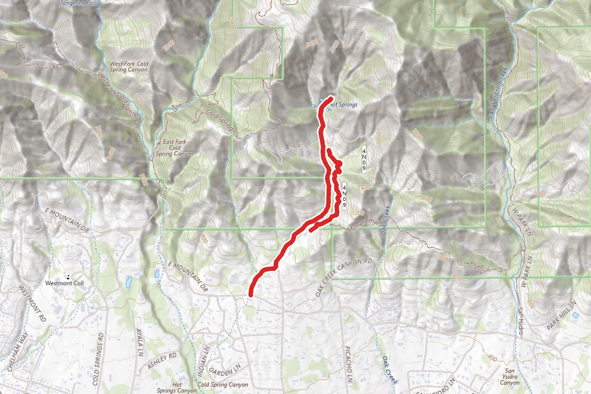 Hot Springs Canyon Trail