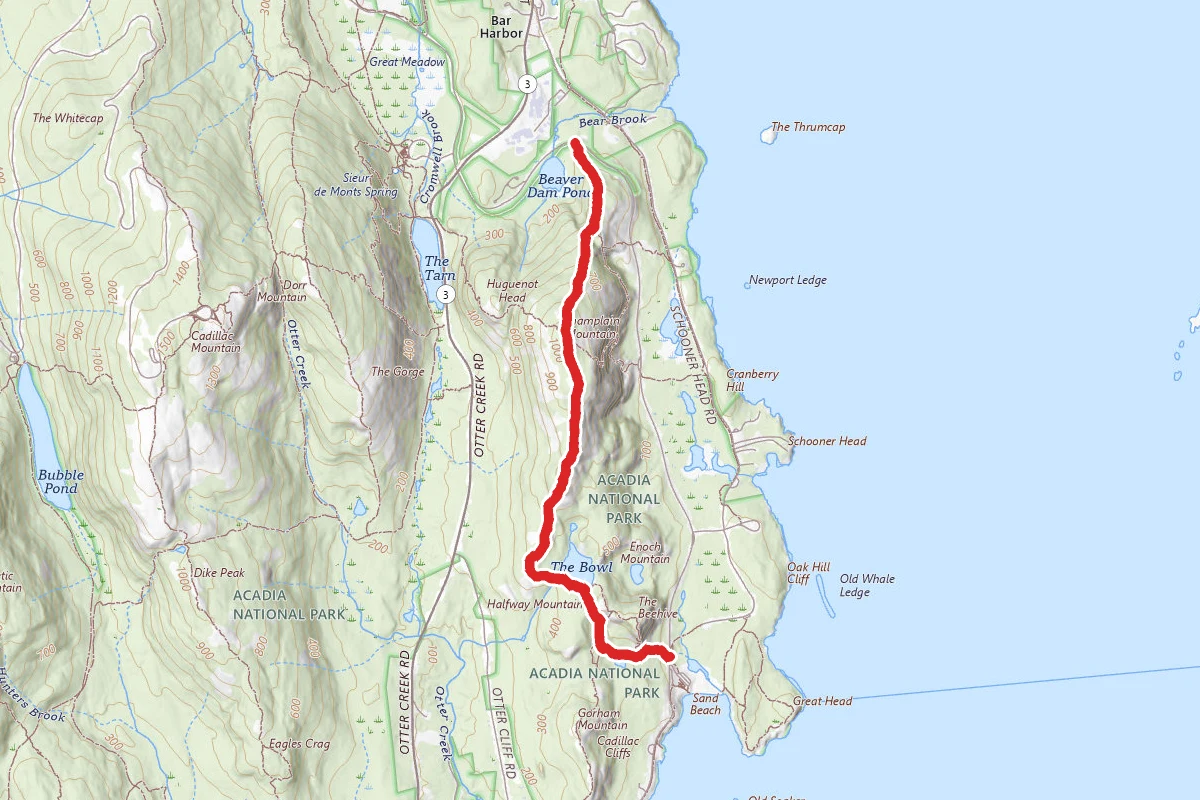 Champlain Ridge via The Beehive Trail