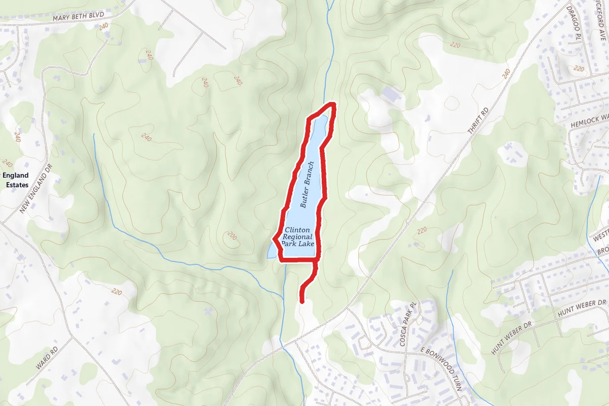 L.F. Cosca Regional Park Loop