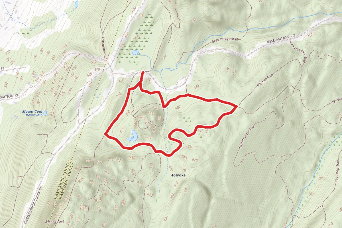 Keystone Extension Loop via Quarry Trail