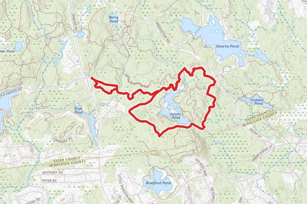 Harold Parker (East) and Salem Pond Loop