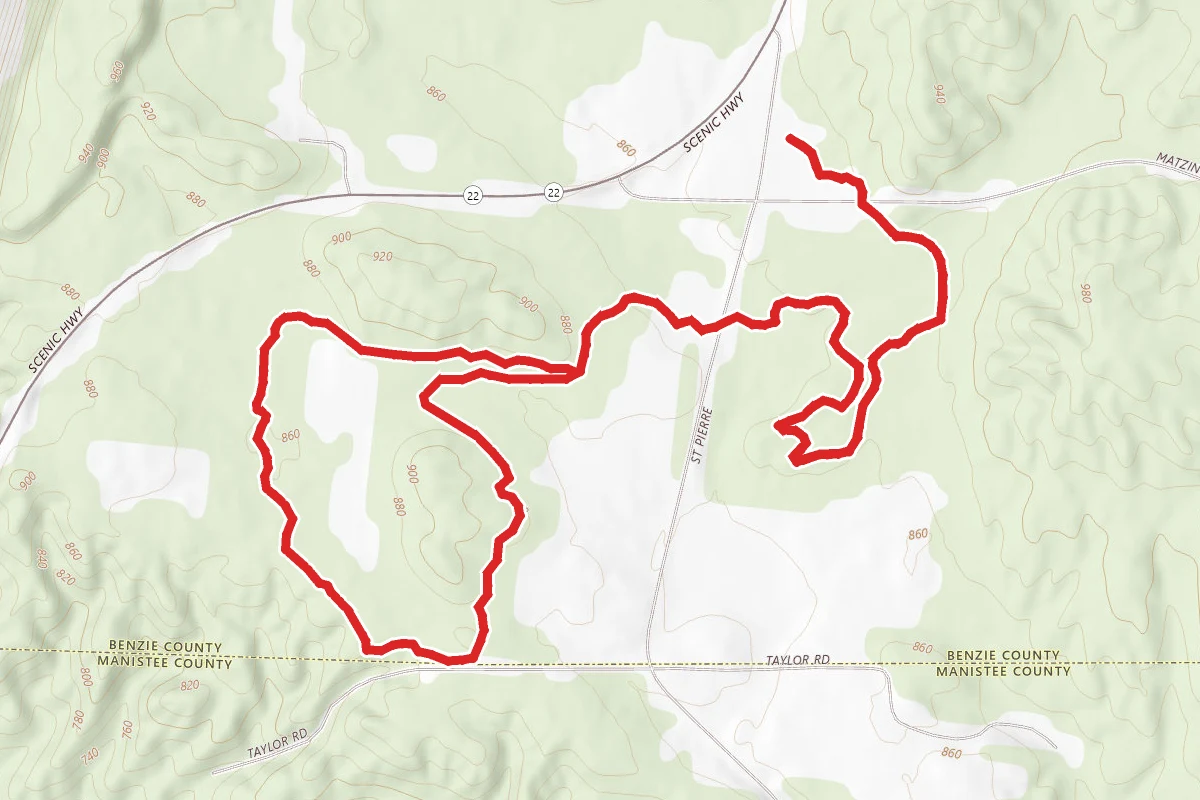 St Pierre Camp Arcadia Trail Loop