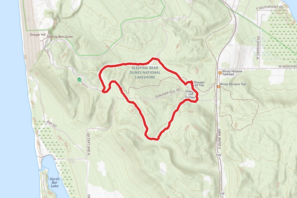 Shauger Hill Hiking Trail