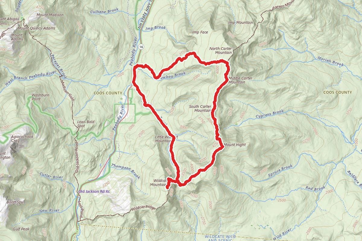Carter Ridge and Wildcat Loop
