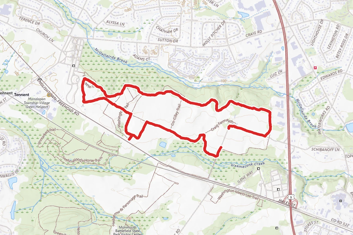 Perrine Hill, Suffin Farm, and Craig Farm Loop