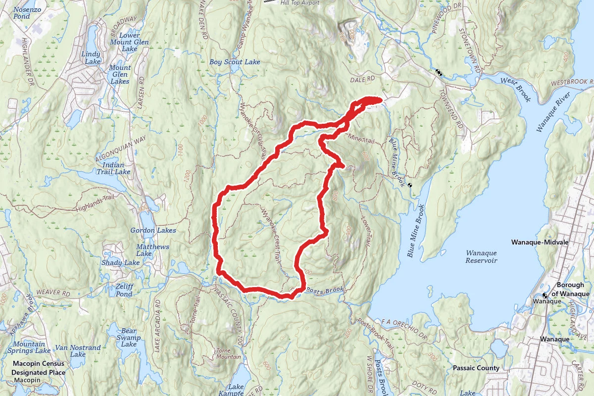 Otter Hole, Highlands and Hewitt-Butler Loop