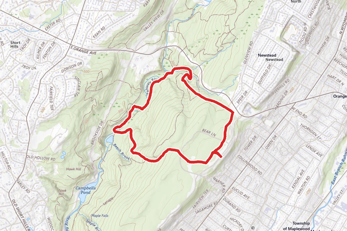 Crest, Openwood, River and Overlook Trail Loop
