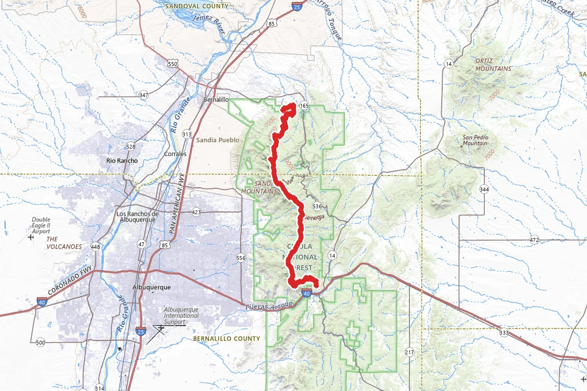 Sandia Crest Trail