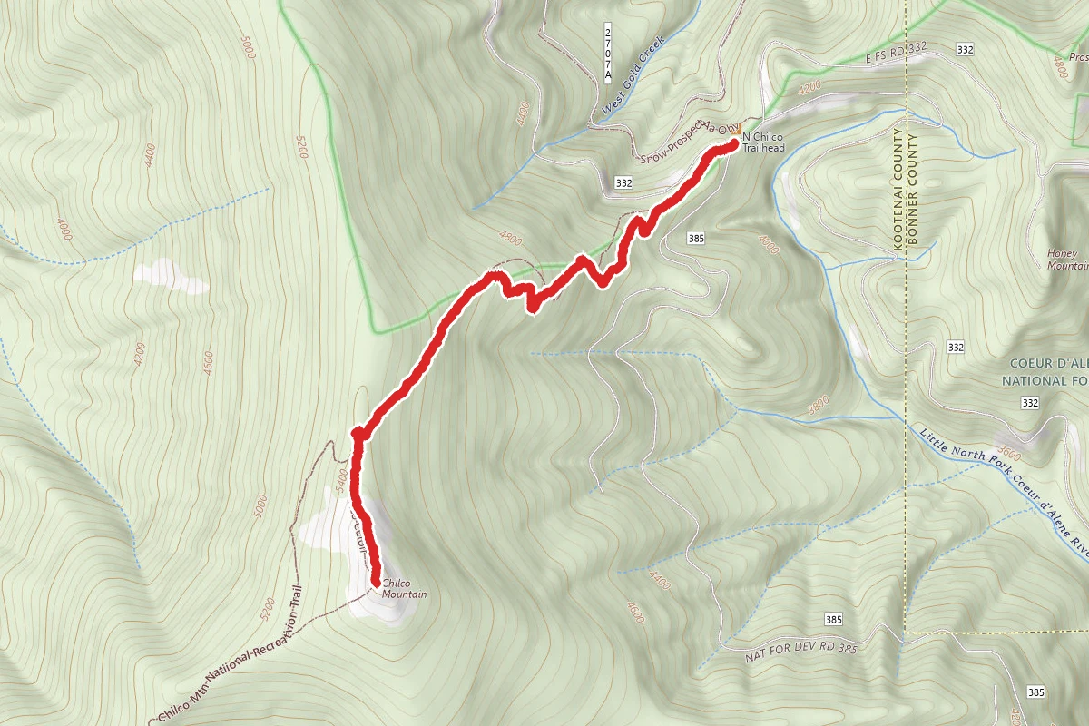 Chilco Mountain Trail