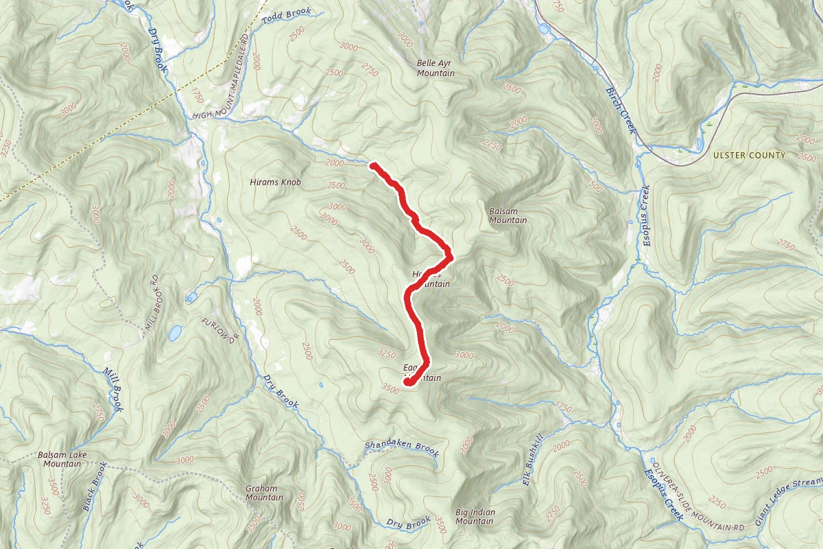 Eagle and Haynes Mountains Via Rider Hollow