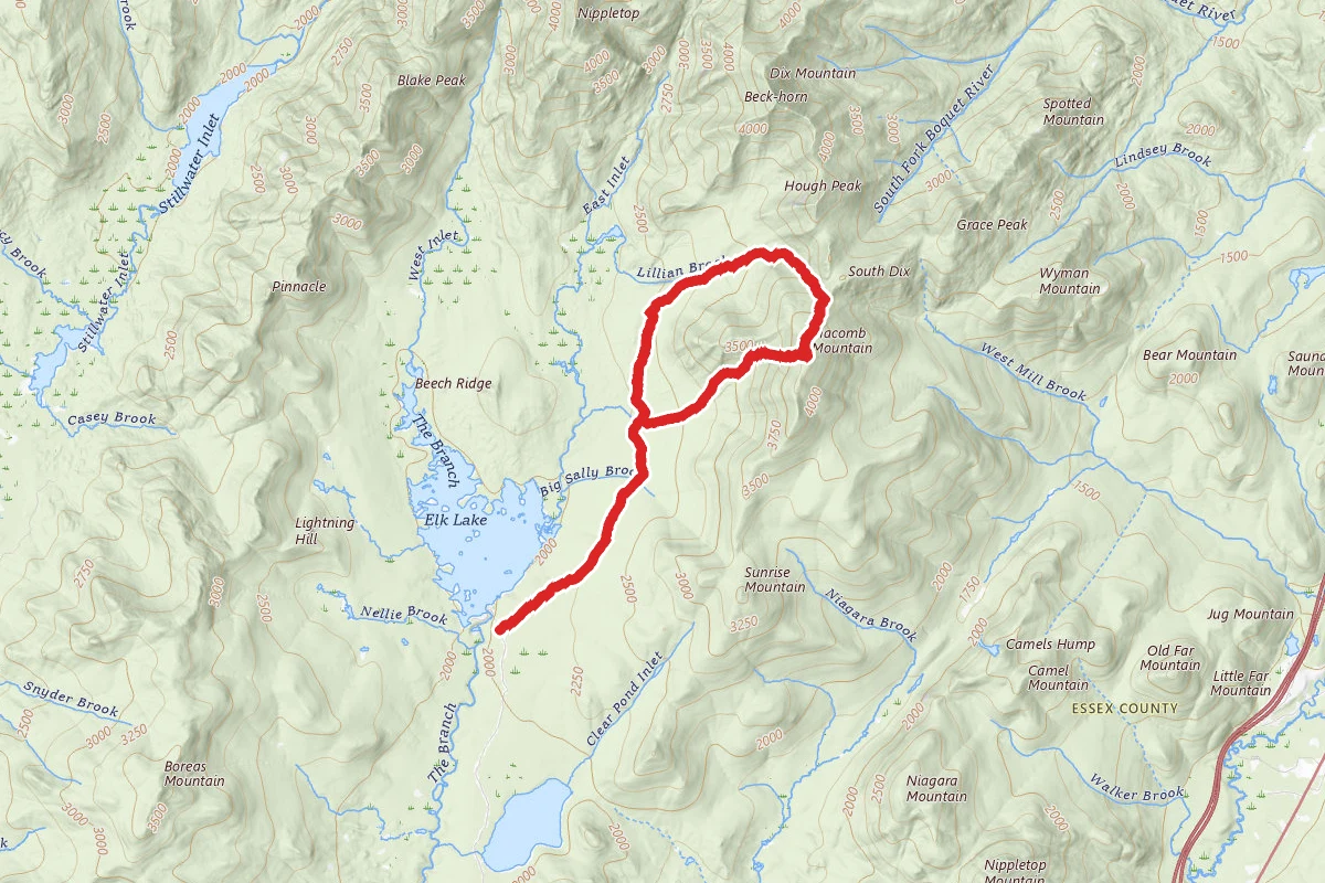 Hunter's Pass, Slide Brook and Lillian Brook Loop