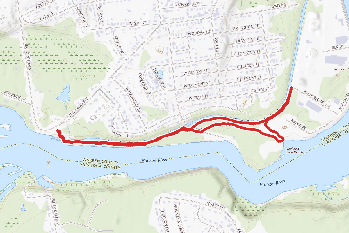 Haviland's Cove Park via Feeder Canal Heritage Trail