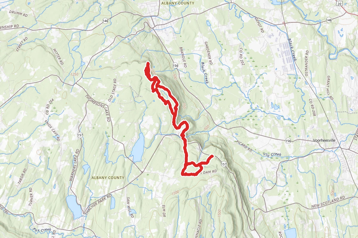 Escarpment Trail to Long Path Loop