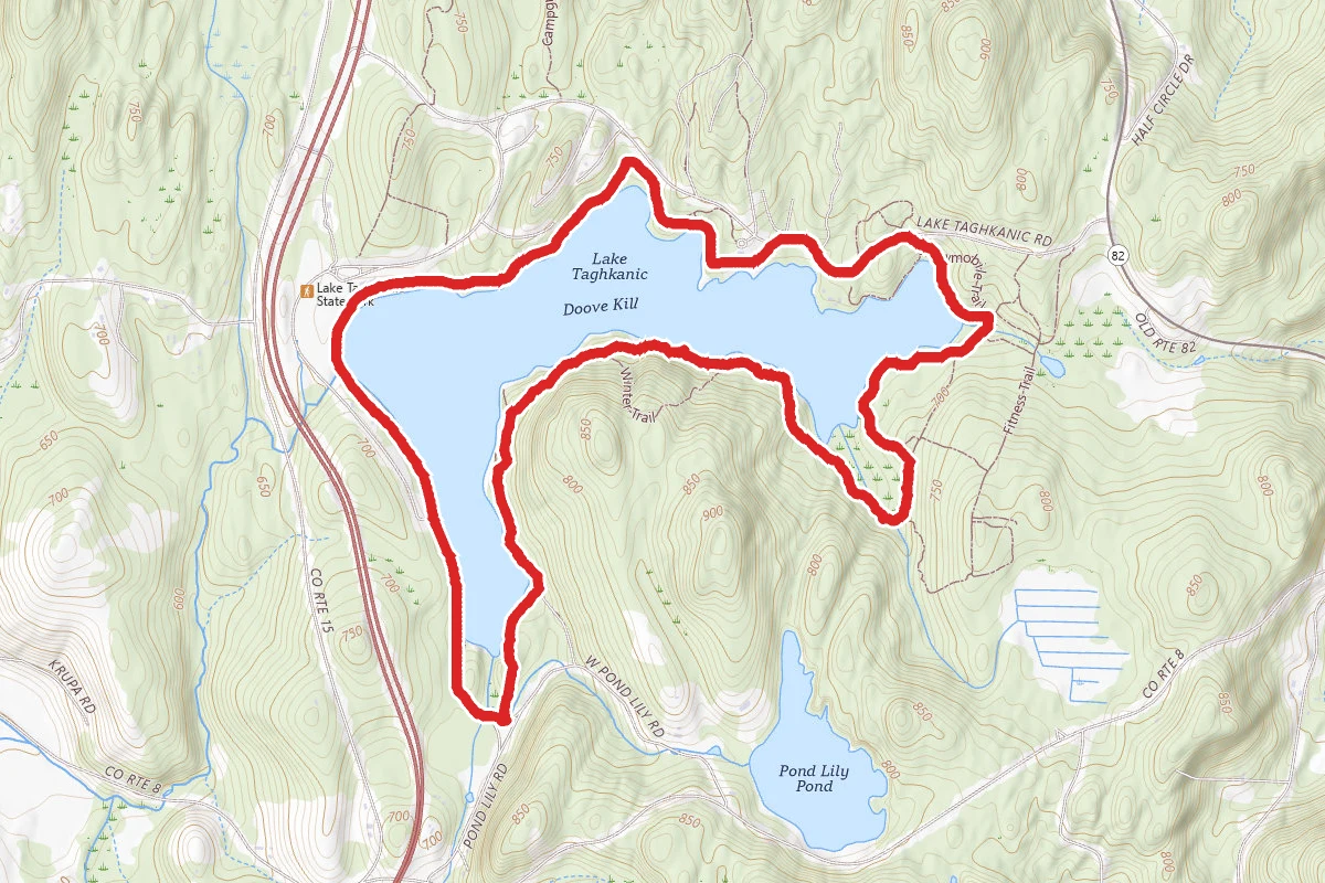 Lake Taghkanic State Park Lakeview Trail Loop