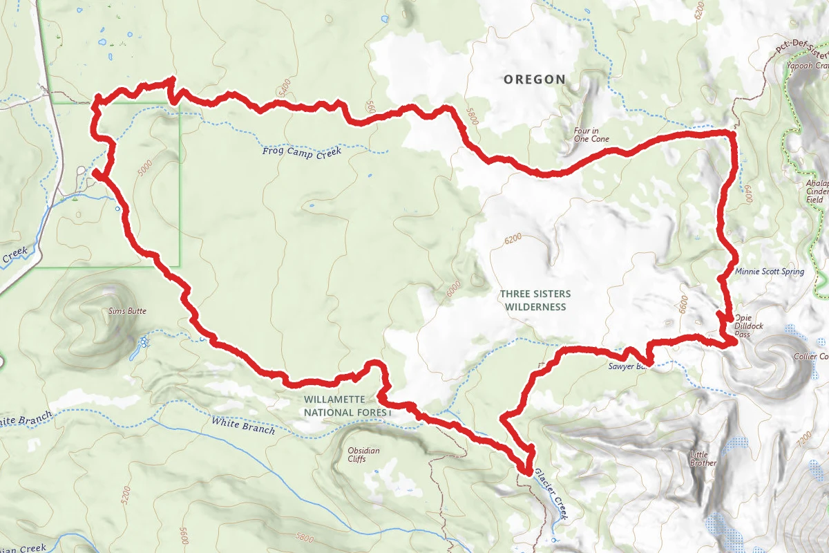 Scott Trail Glacier Way Trail Loop