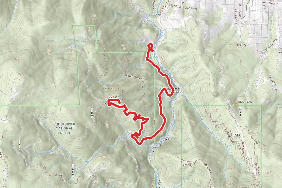 Horn Creek Road to Wonder Trail