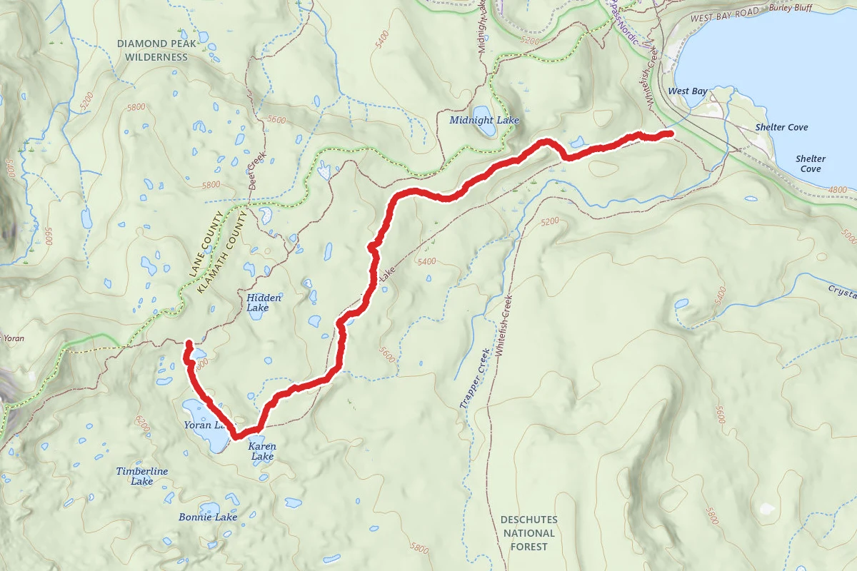 Divide Lake Trail