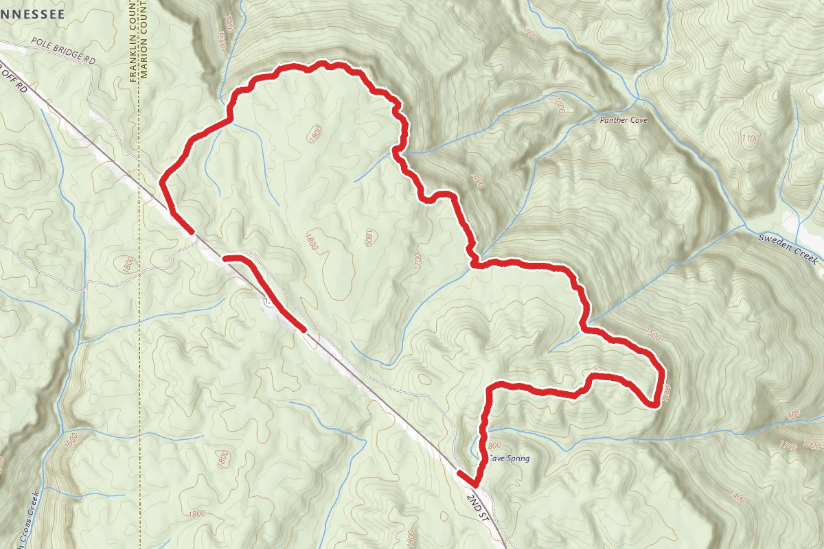 Franklin State Forest West Rim Loop