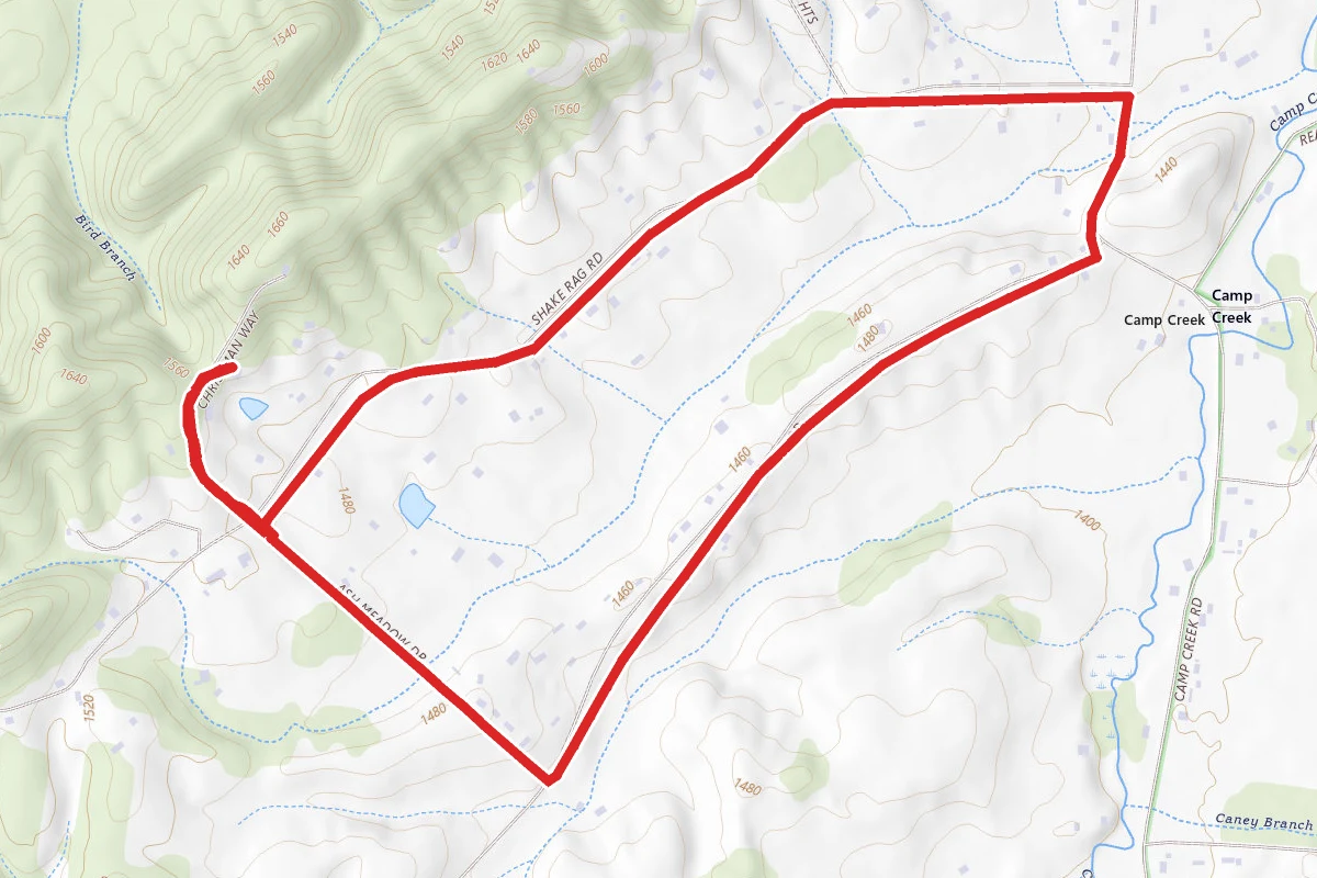 Red Hill and Shakerag loop
