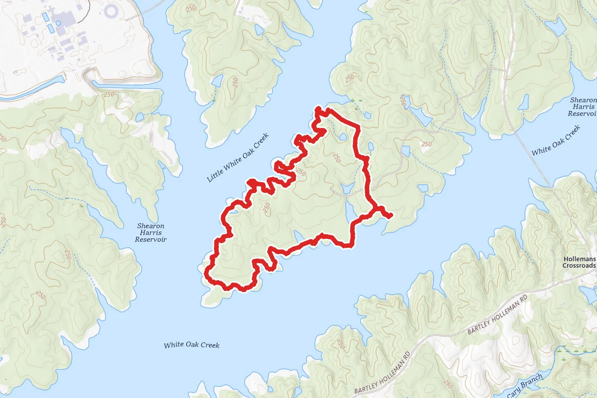 Harris Lake Peninsula Trail