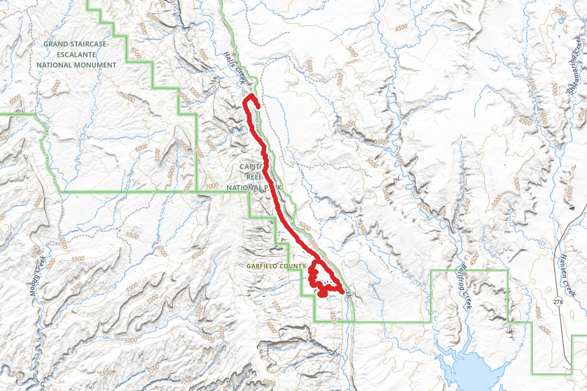 Halls Creek Canyon Trail
