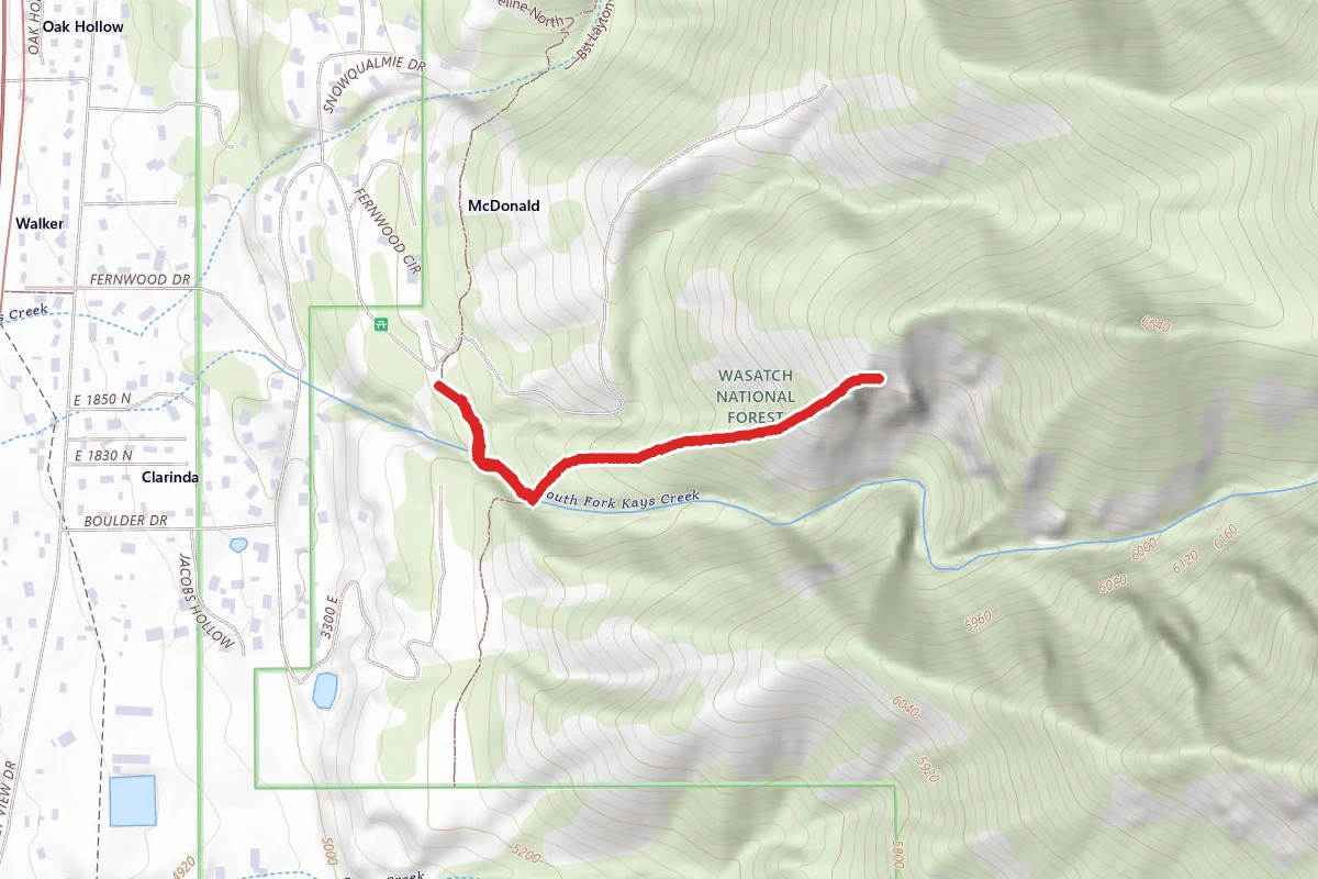 South Fork Kays Creek
