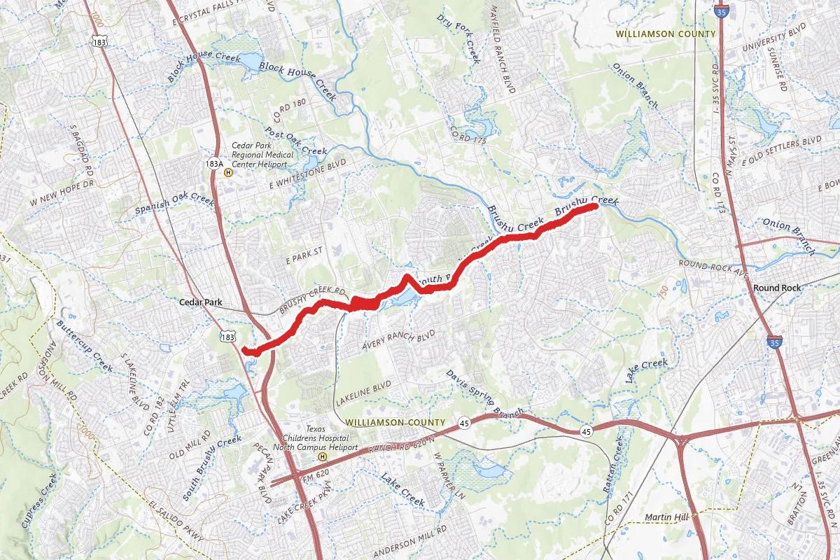 Brushy Creek Regional Trail