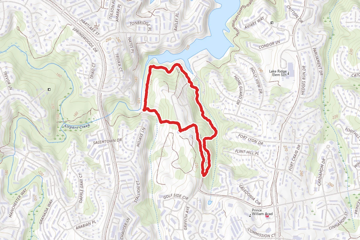 Lake Ridge Red Loop