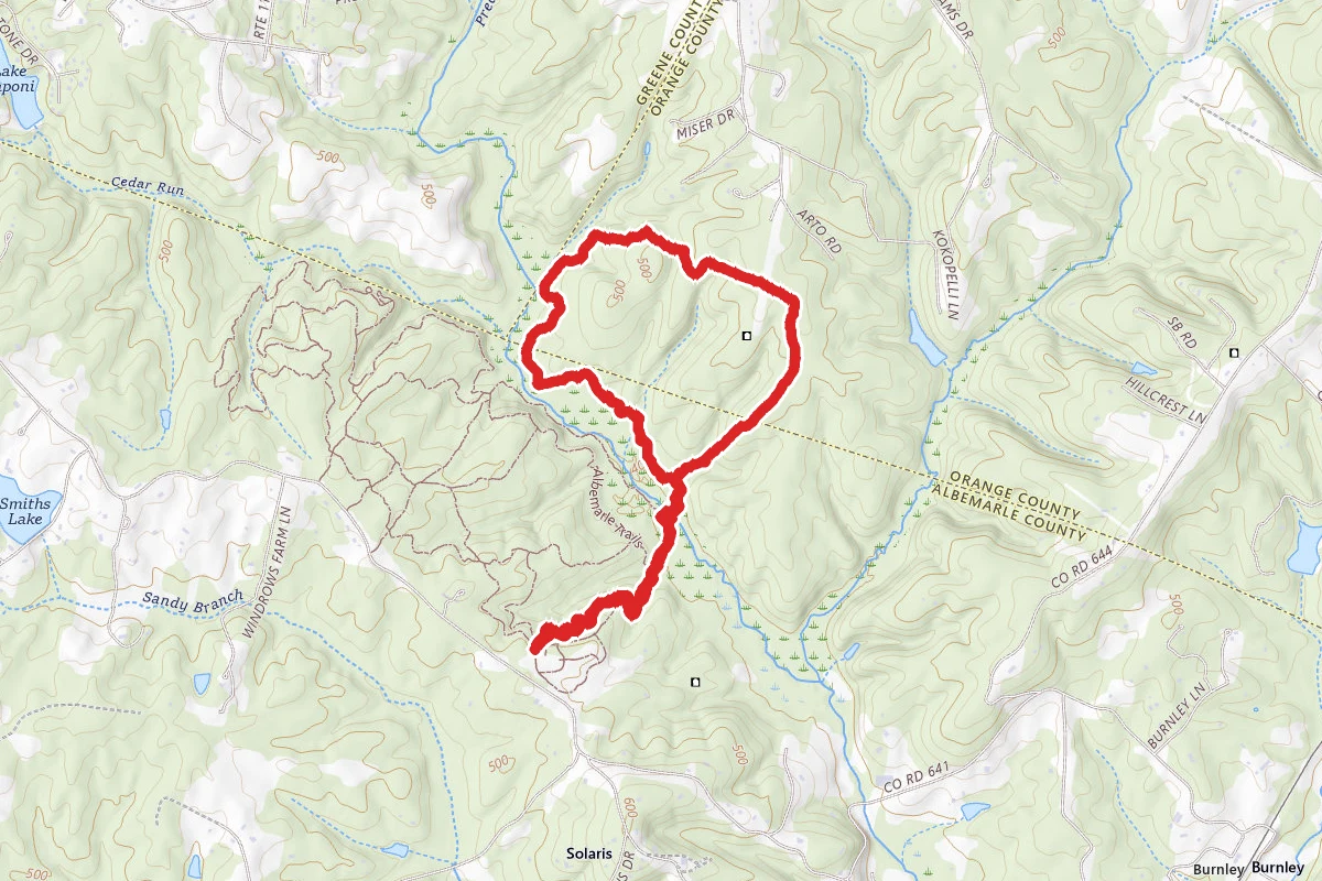 Preddy Creek County Line Loop