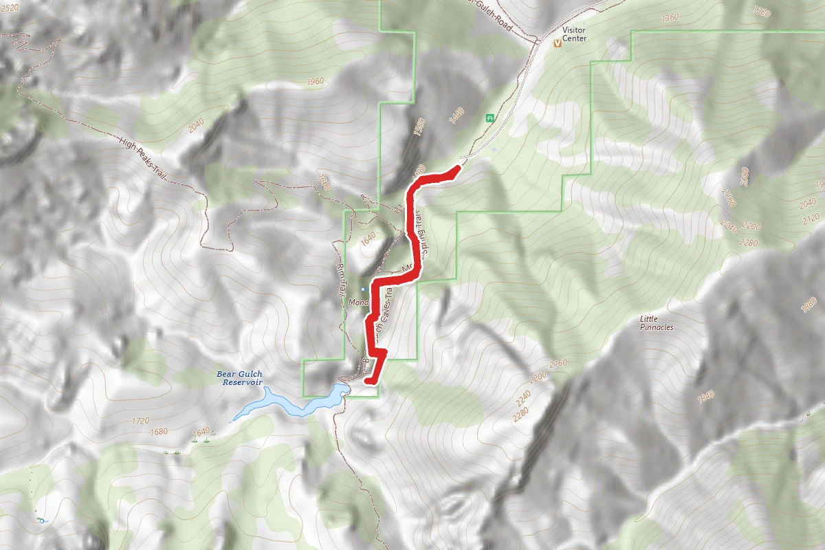Moses Spring Trail to Bear Gulch Reservoir