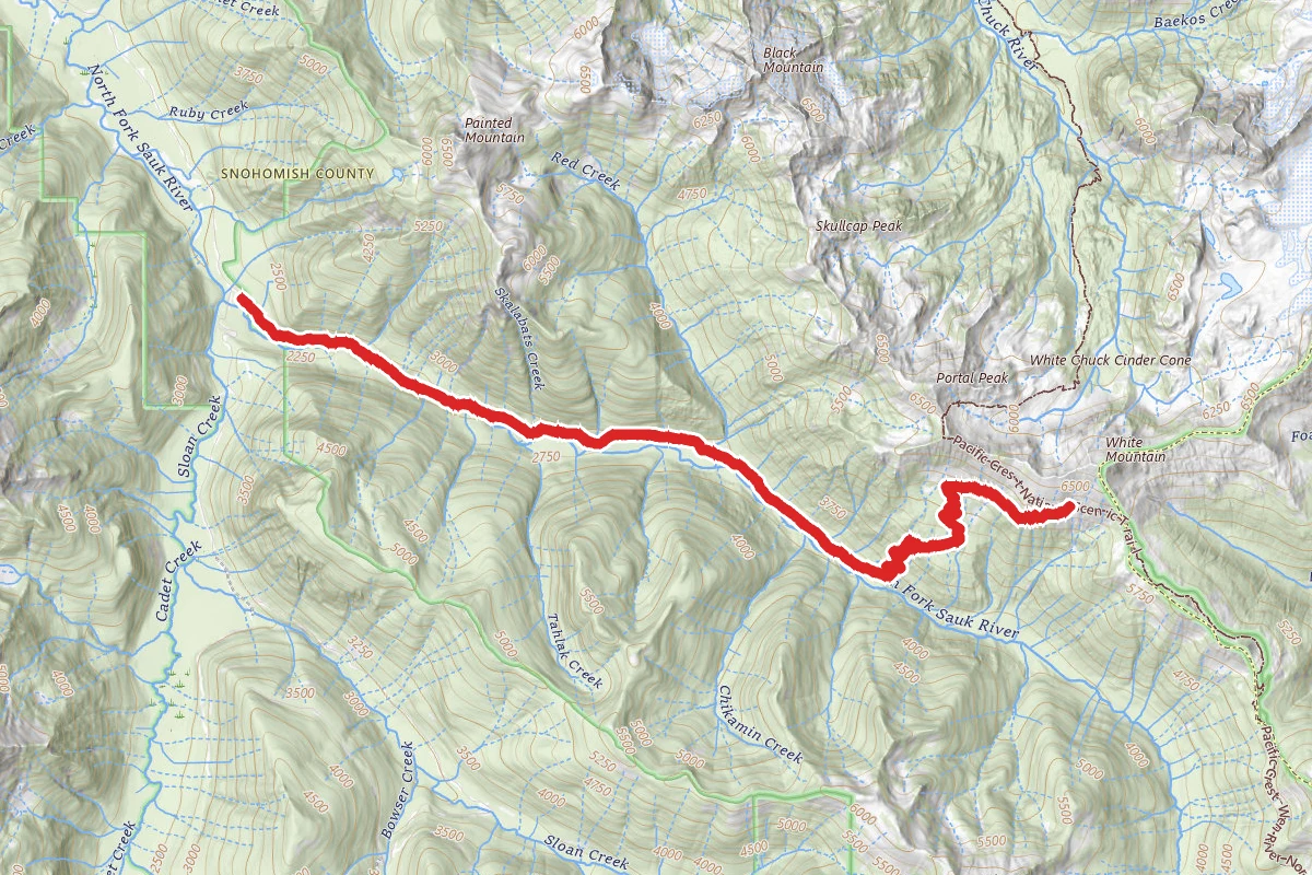 North Fork Sauk Trail