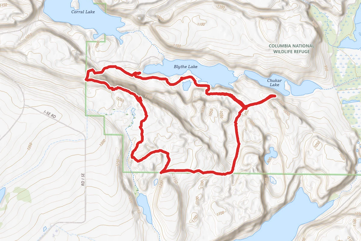 Blythe Lake and Coulee Trail