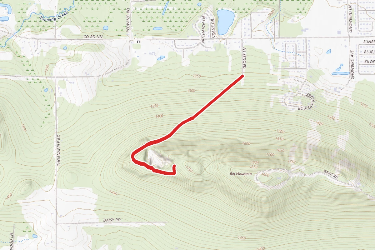 Rib Mountain Quarry Trail