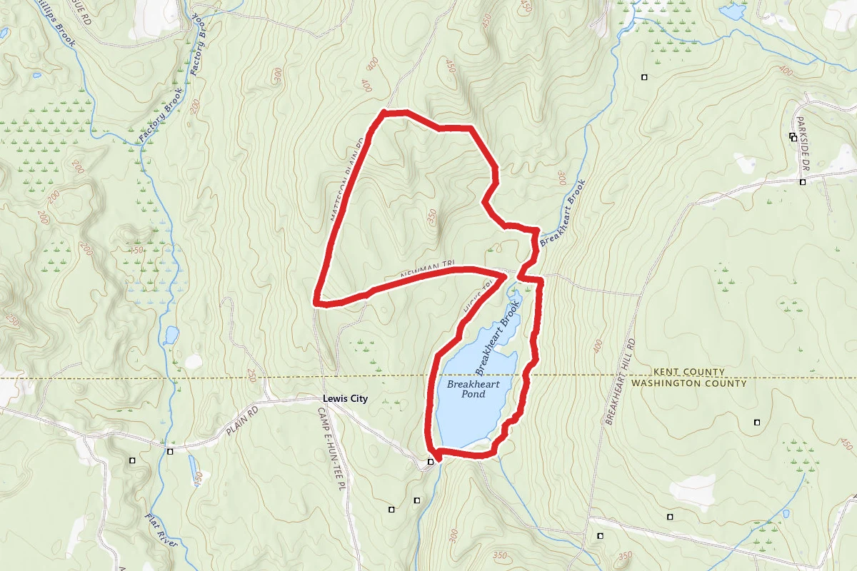Breakheart Loop - Hicks Trail and Newman Trail