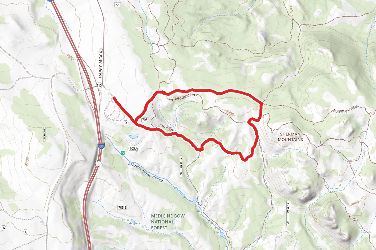 Summit Trail and Crow Creek Loop