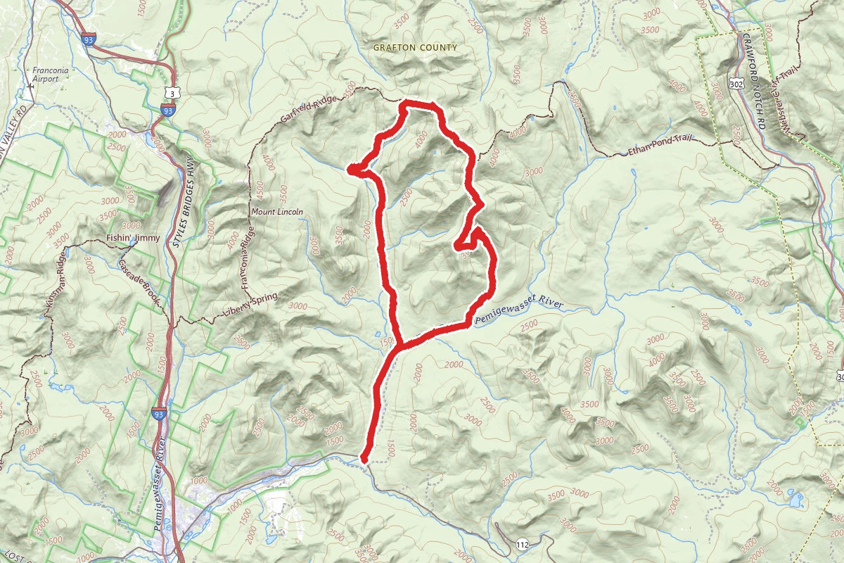 Bondcliff Trail and Franconia Trail Loop