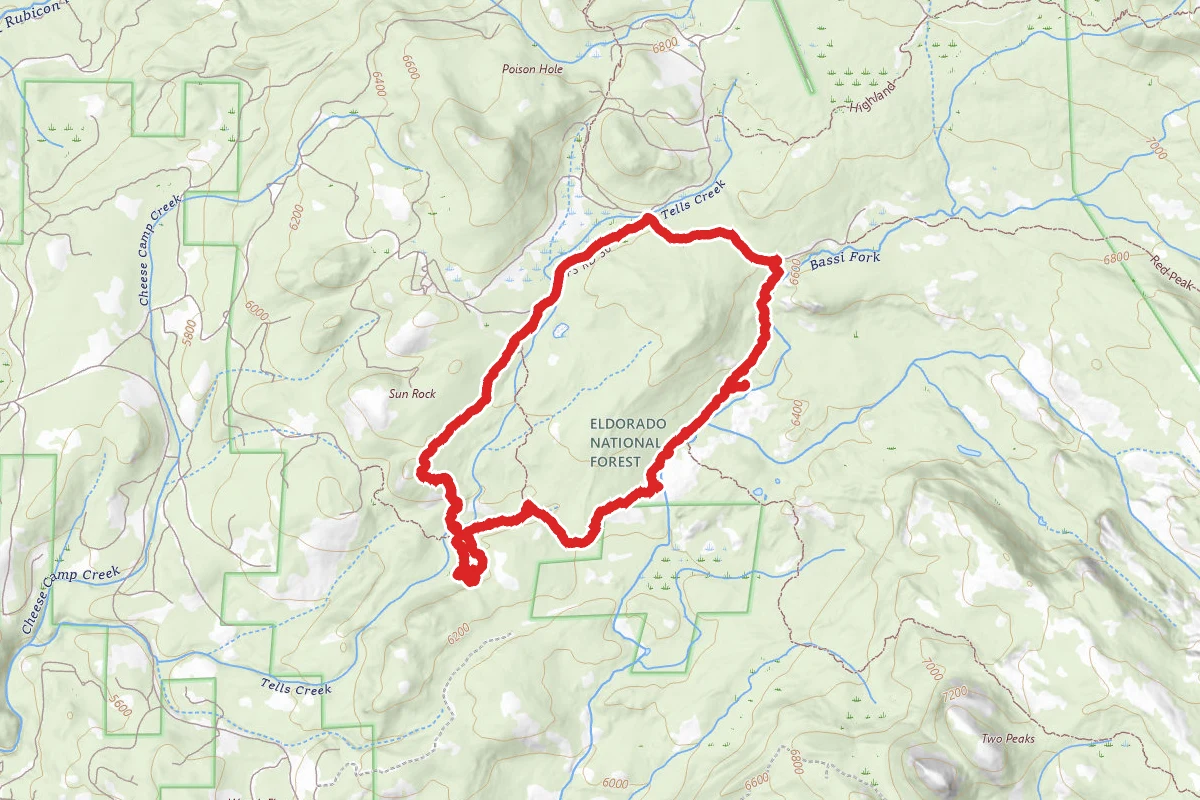 B-17C Crash Site Loop Trail