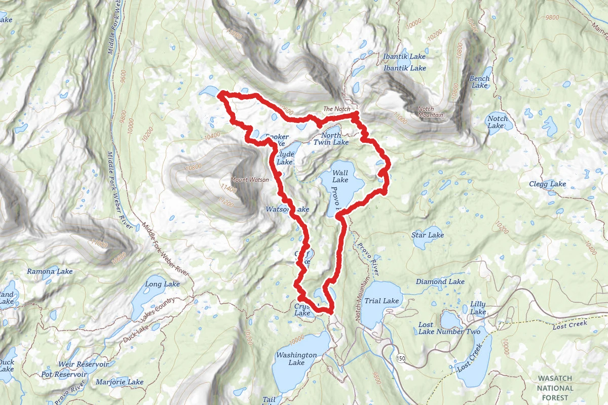 20 Lake Trail Loop