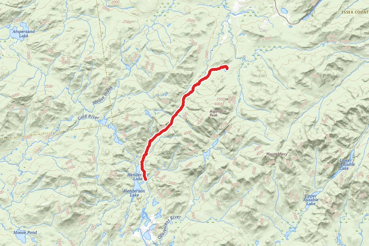 Indian Pass Trail to Henderson Lake