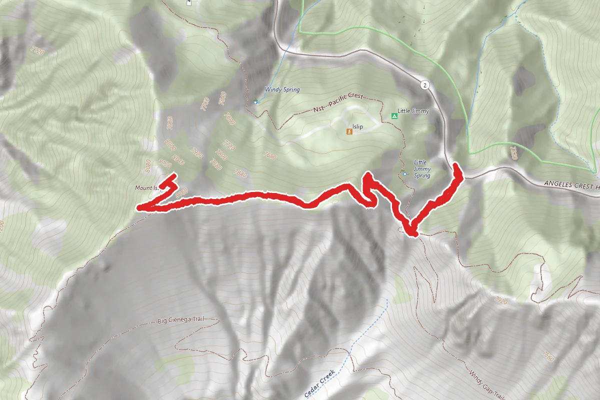 Mount Islip via Windy Gap Ravine