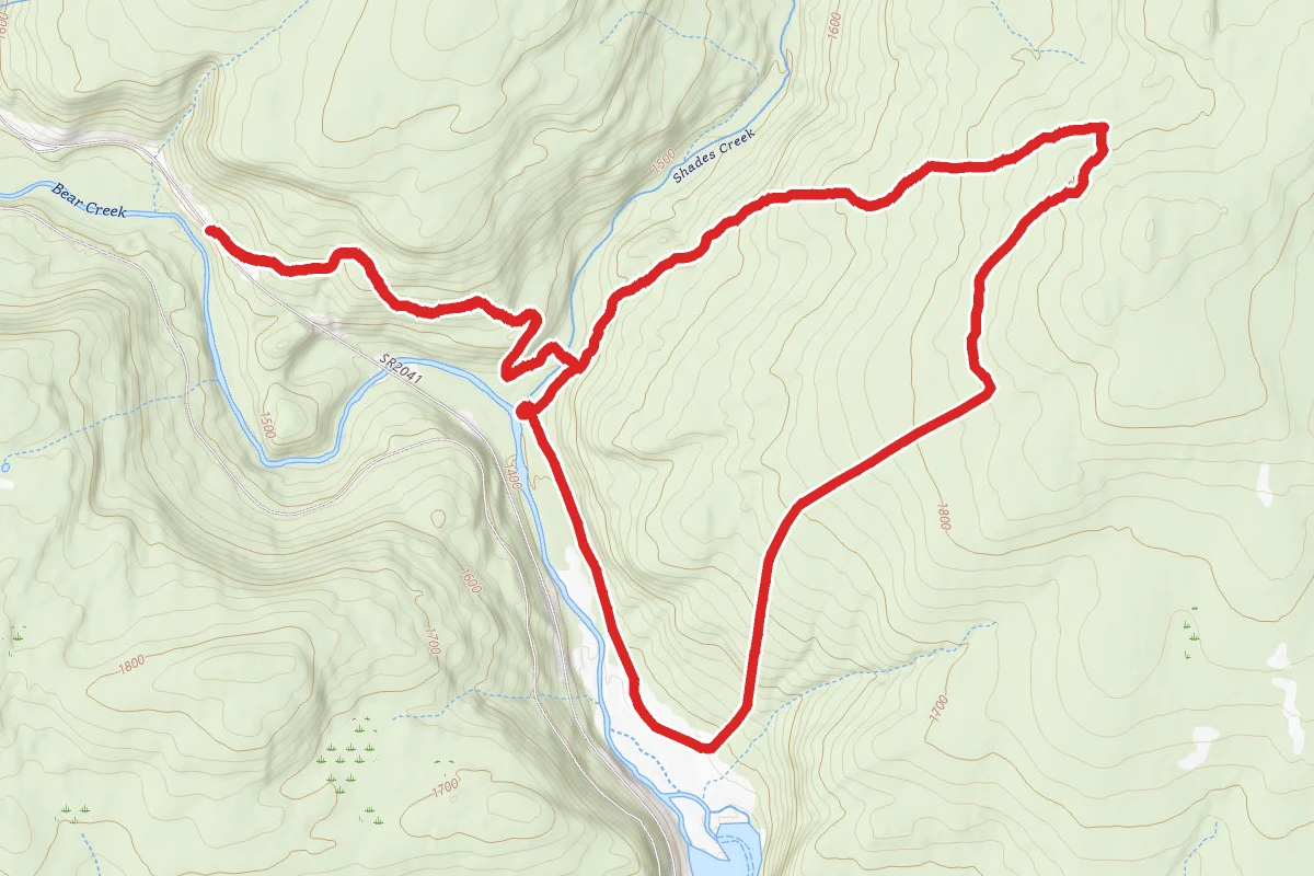 Bear Creek Preserve Waterfall and Purple Loop