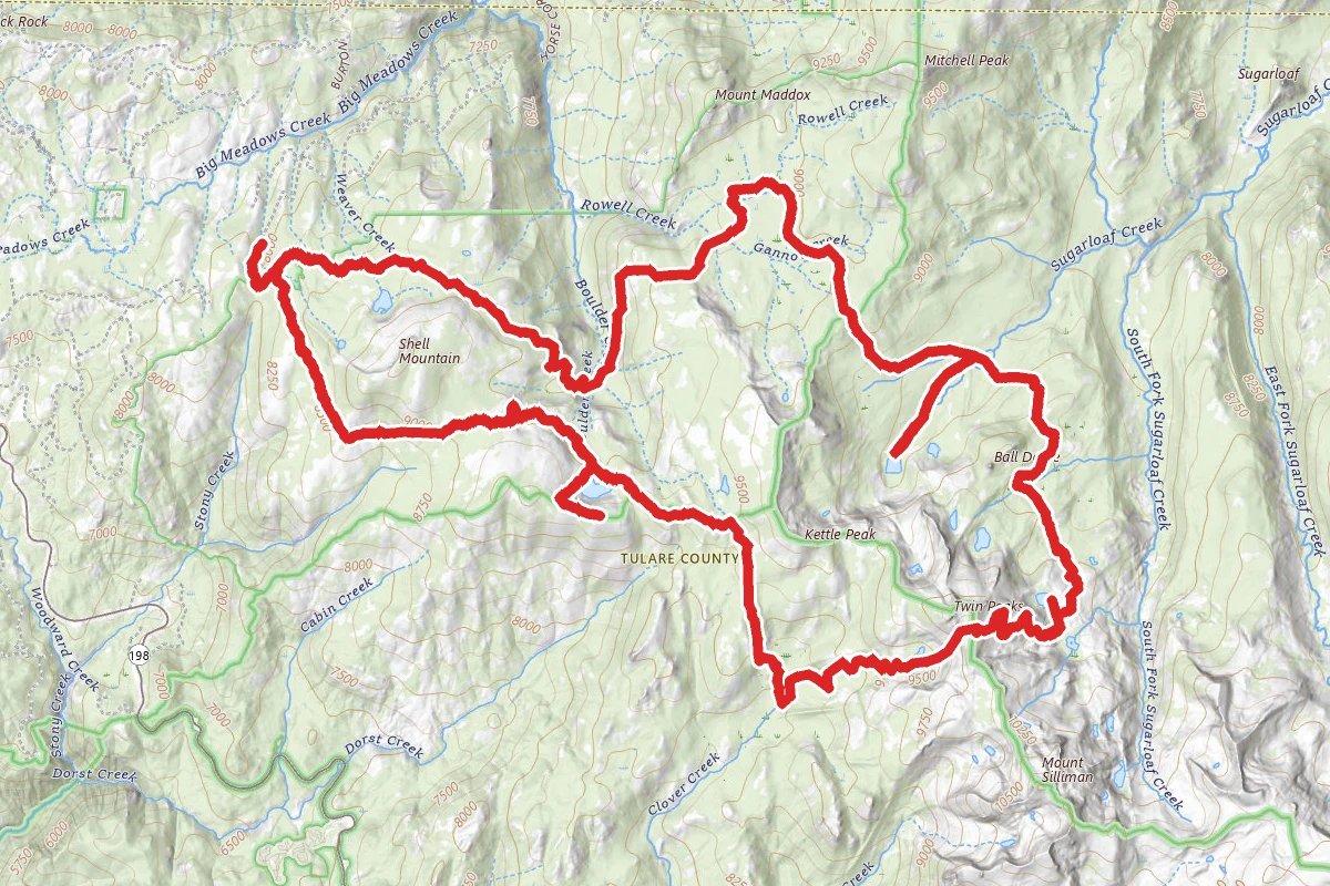 Jennie, Twin Peaks, Ranger, Seville and Weaver Loop