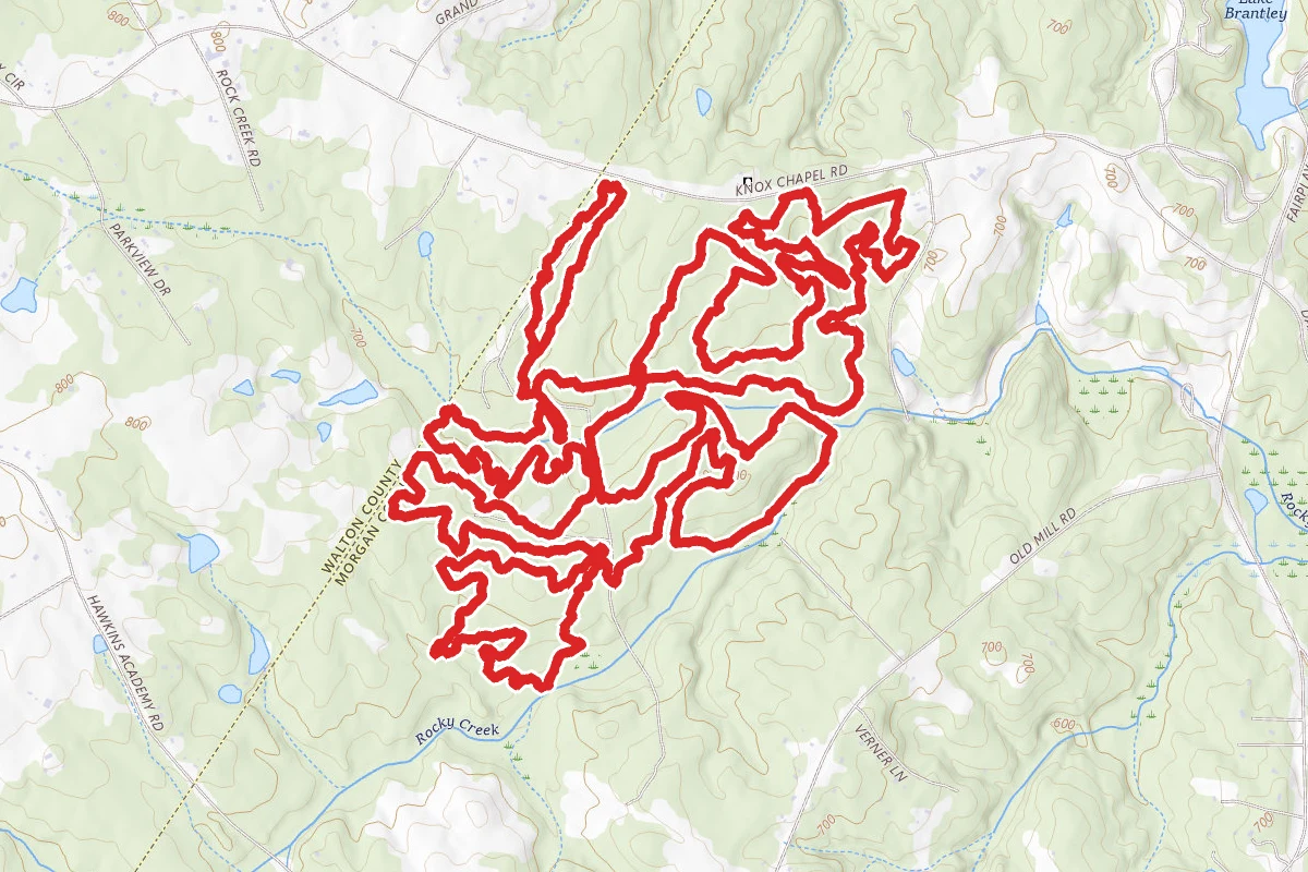 Hard Labor Creek Mountain Bike Complete Loop