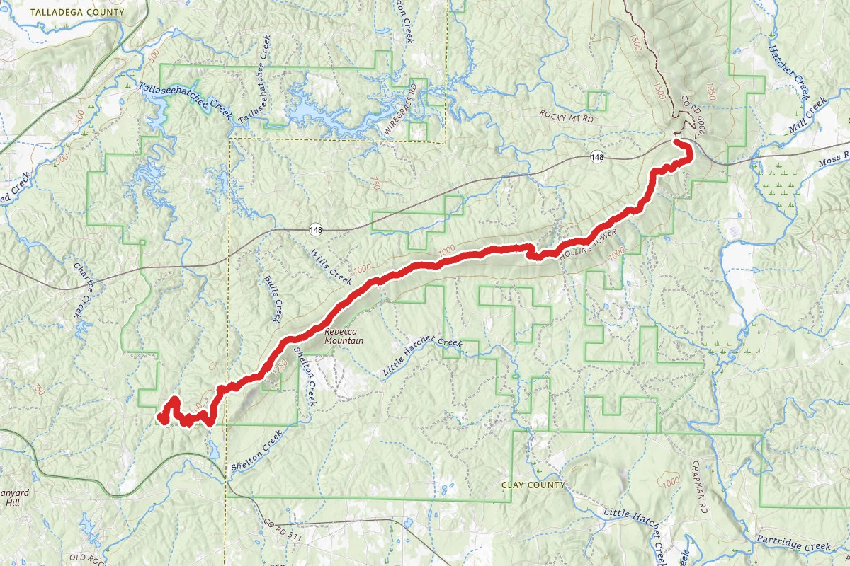 Pinhoti Trail Trammell Extension