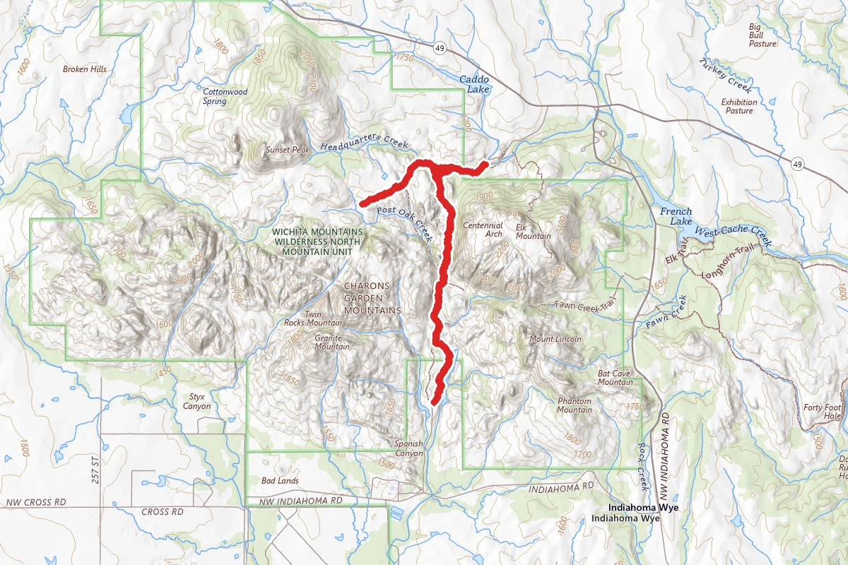 Charons Garden Mountains Trail