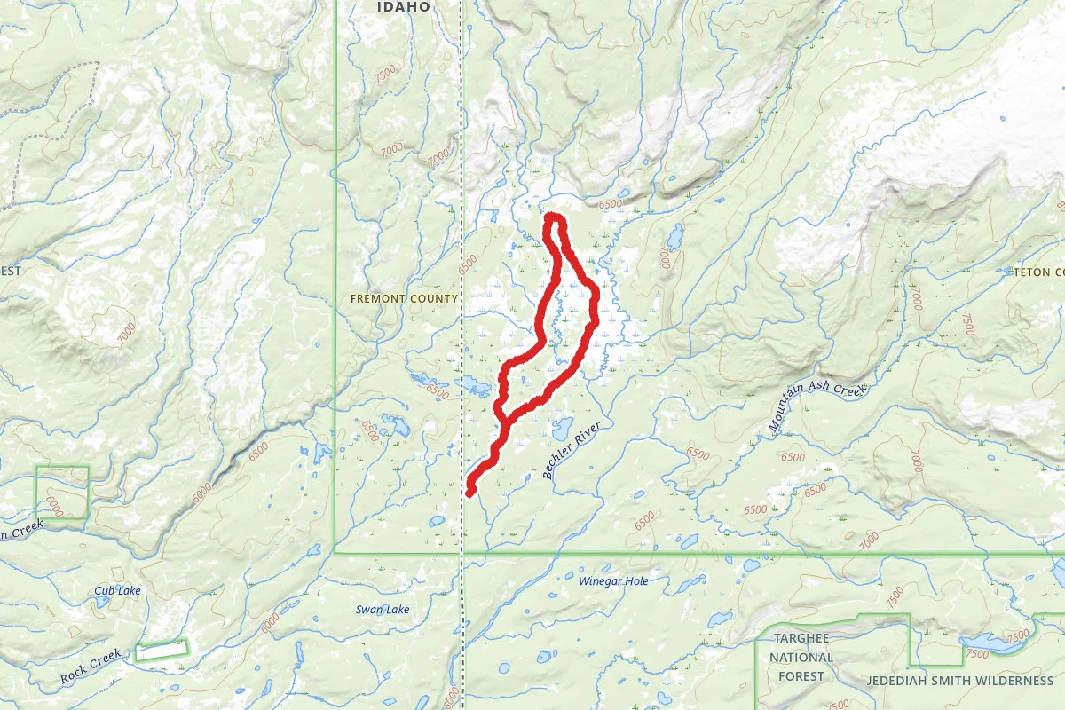 Bechler Meadows Loop Trail