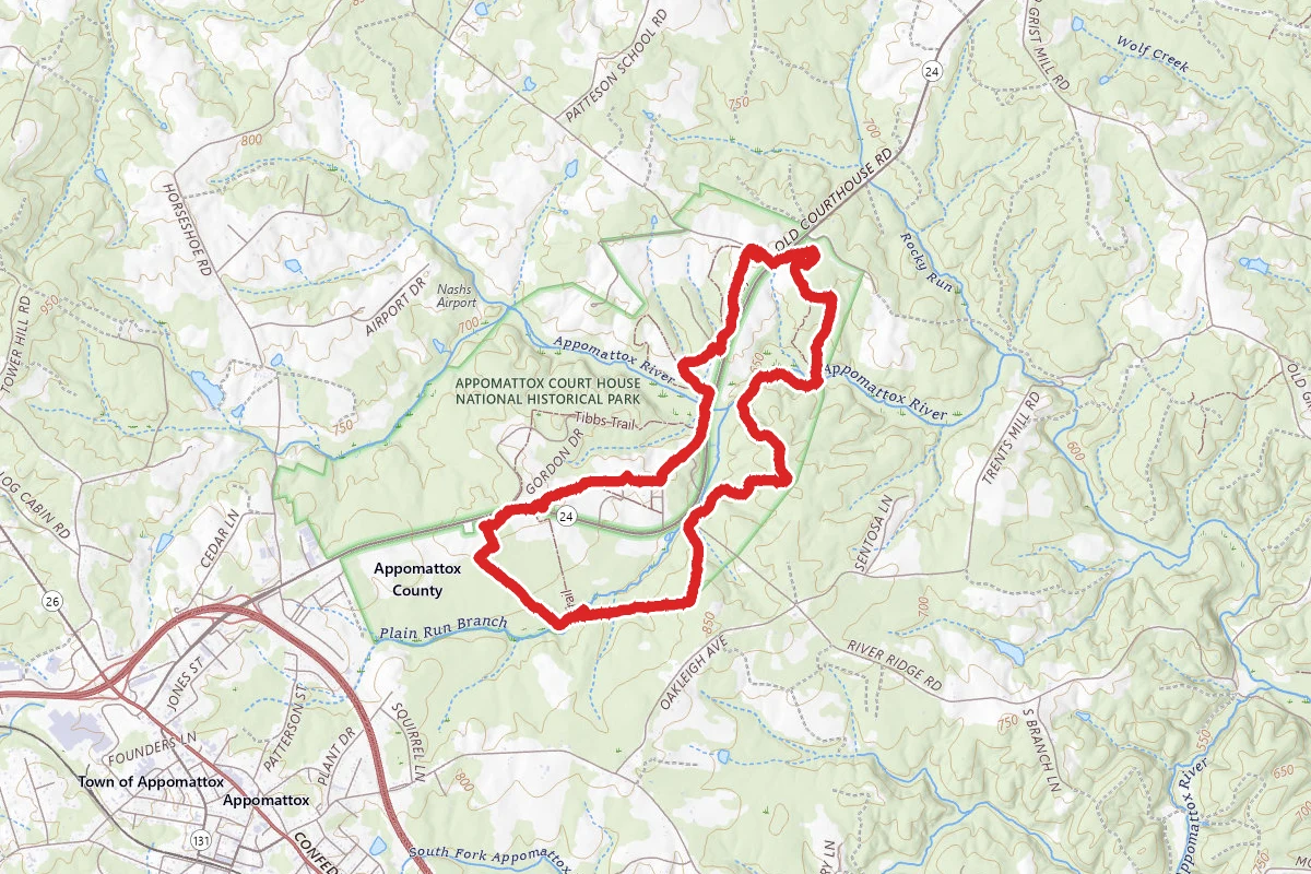 Appomattox National Historical Park Loop