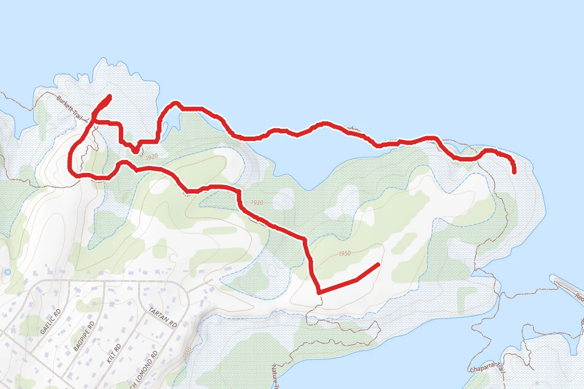 Winding Snake and Lankey Lackey Trail