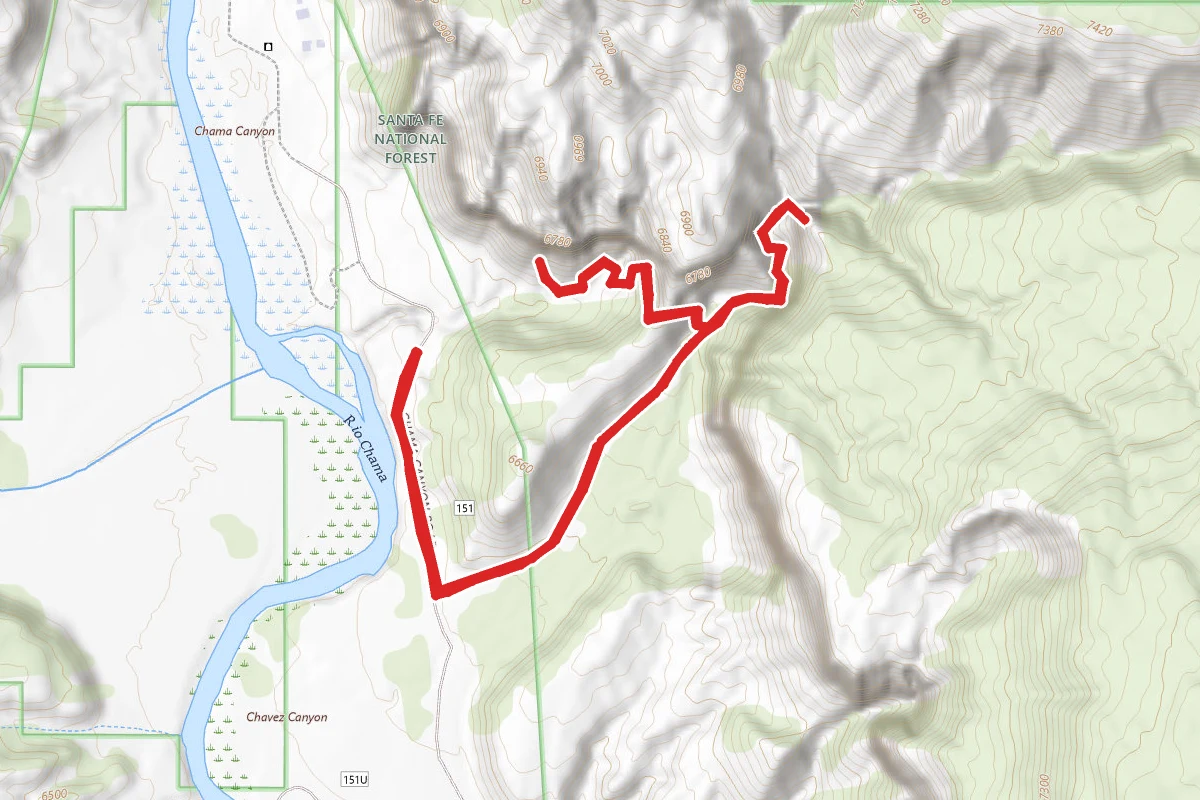 Chavez Canyon Trail