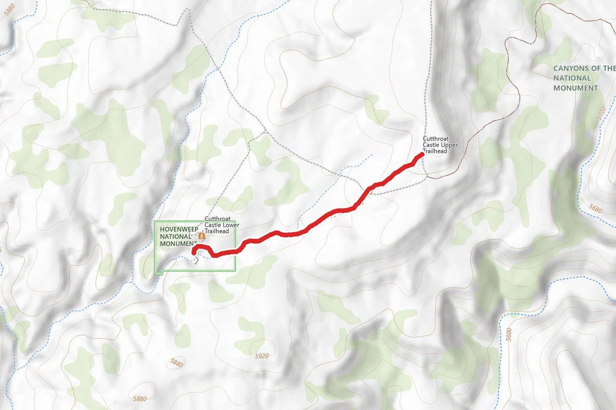 Cutthroat Castle Trail
